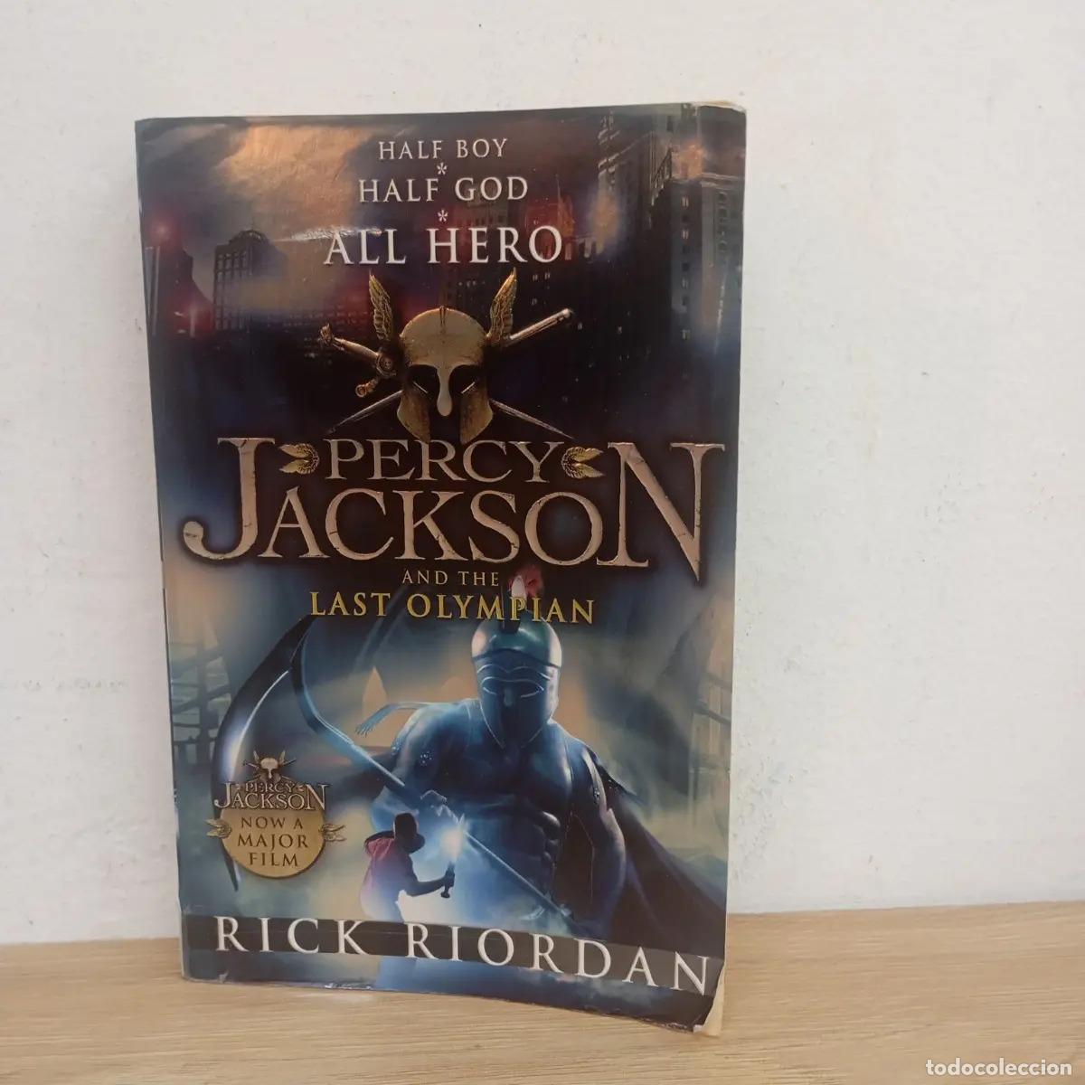 books: Percy Jackson and the last olympian - Rick Riordan