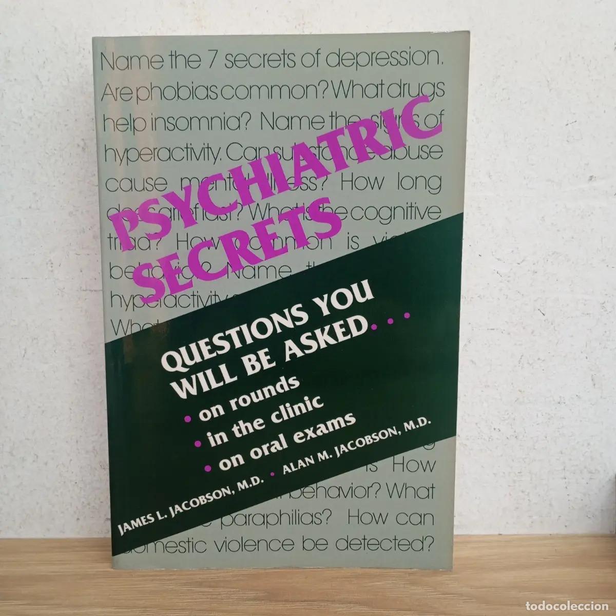 Livros em segunda m&atilde;o: Psychiatric secrets - Jacobson