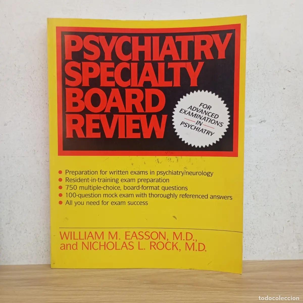Livros em segunda m&atilde;o: Psychiatry specialty board review - Easson and Rock