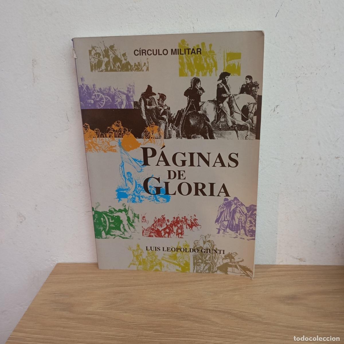 Livros em segunda m&atilde;o: P&aacute;ginas de gloria - Luis Leopoldo Giunti