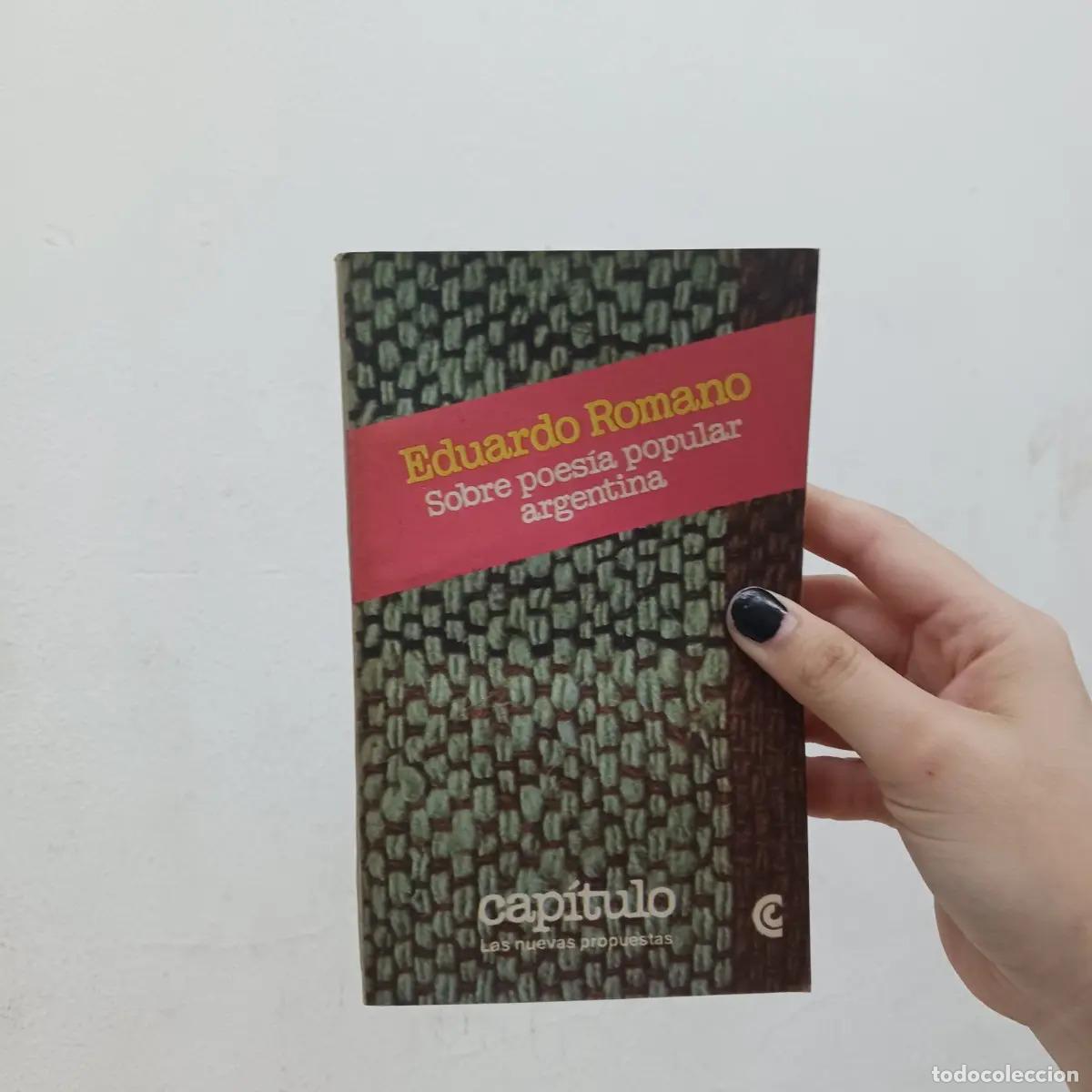 Libri di seconda mano: Sobre poesia popular argentina - Eduardo Romano