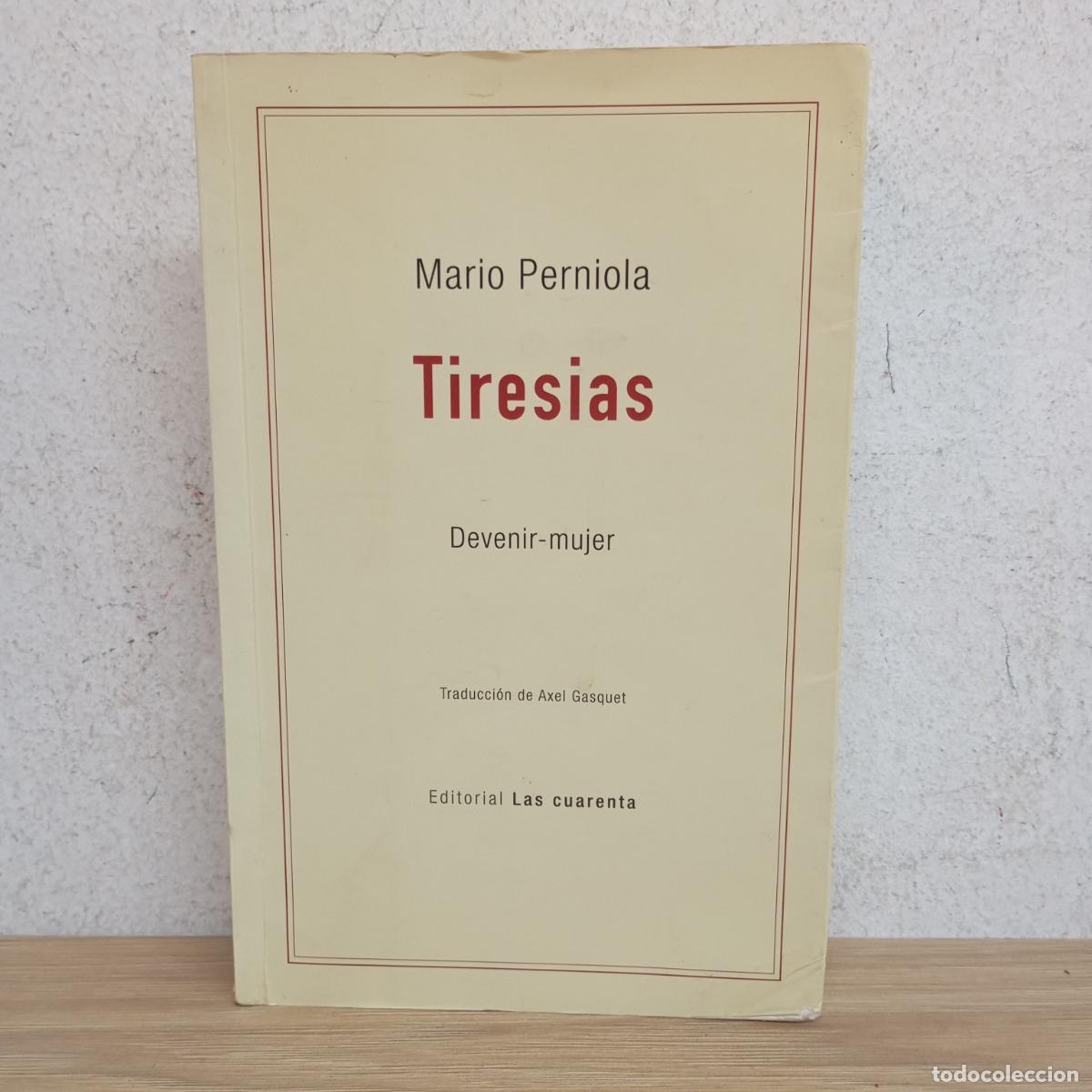 books: Tiresias - Mario Perniola