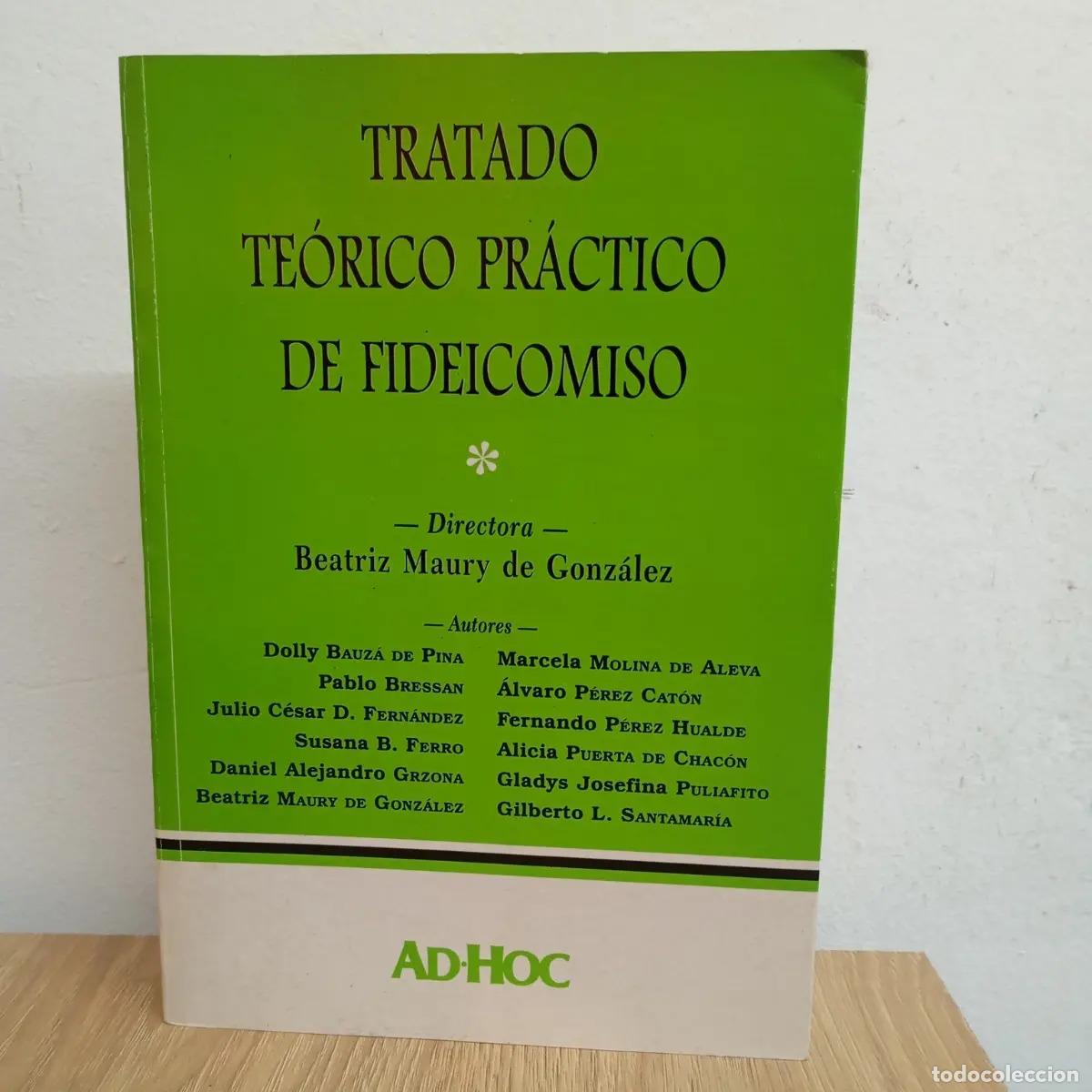 B&uuml;cher: Tratado te&oacute;rico pr&aacute;ctico de fideicomiso - Beatriz Maury de Gonz&aacute;lez