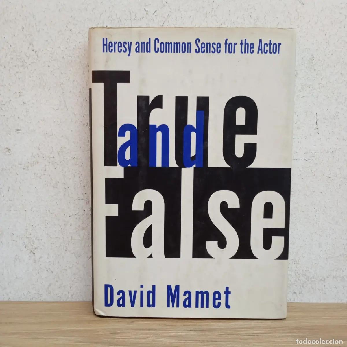 Libros: True and false - David Mamet - Foto 1