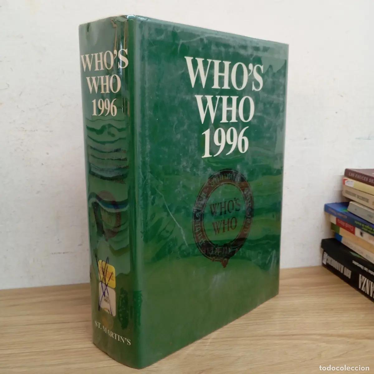 Libros: Whos who 1996 - St. Martins - Foto 1