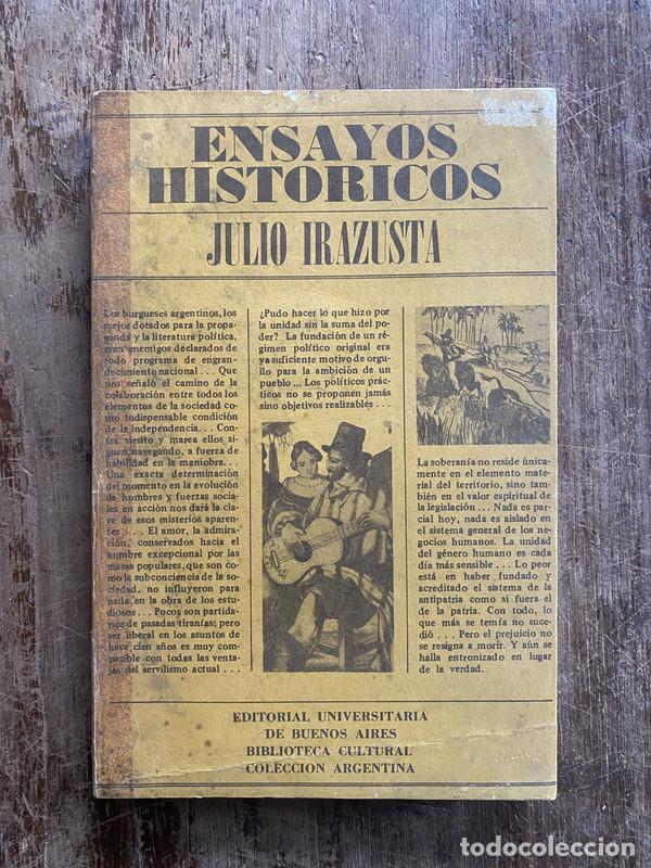 Libros: Ensayos Historicos - Irazusta Julio - Foto 1