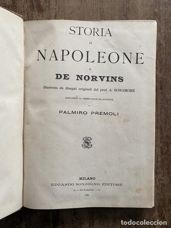 Libros: Storia di Napoleone - De Norvins - Foto 1