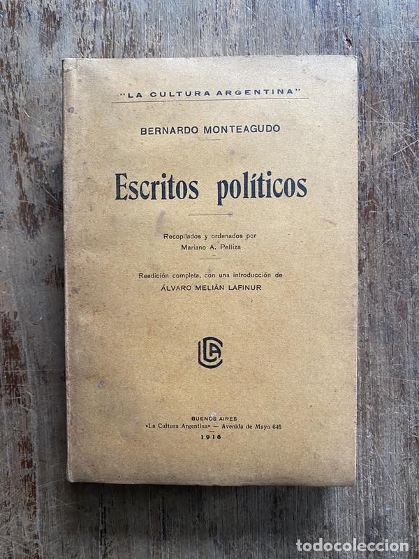 Libros: Escritos politicos - Monteagudo Bernardo