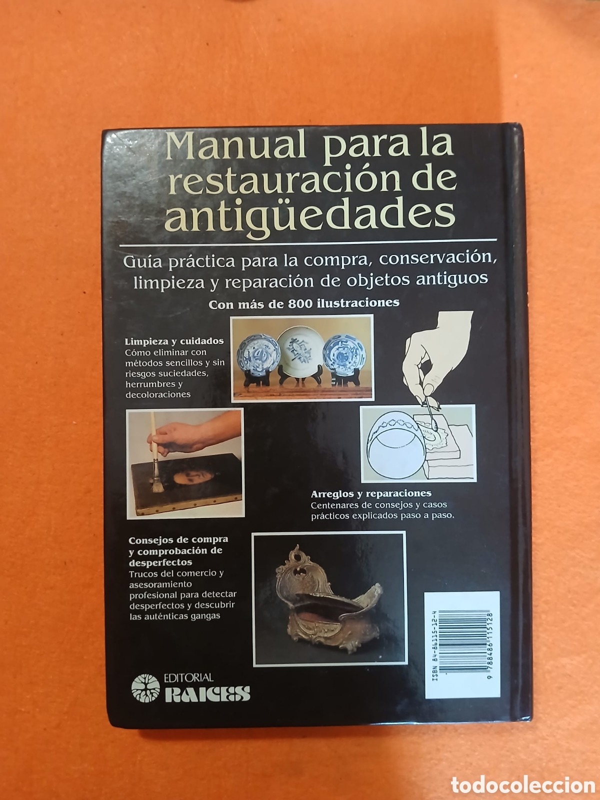 Libros: Manual para la restauraci&oacute;n de antig&uuml;edades