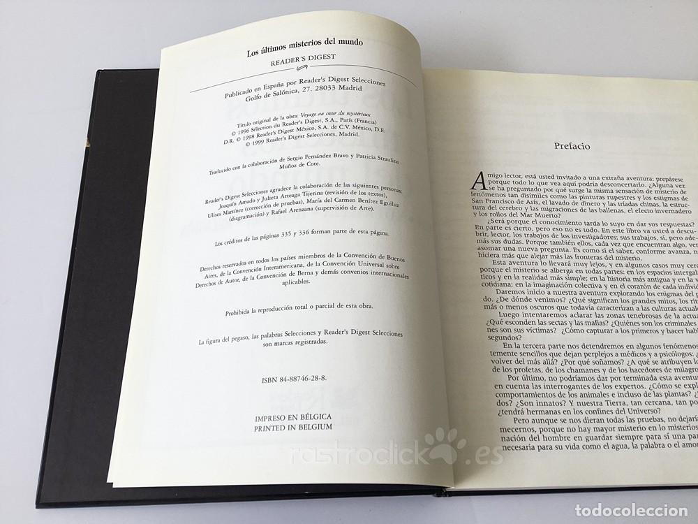 Libros: Libro Los &Uacute;ltimos Misterios del Mundo &ndash; Reader&rsquo;s Digest Selecciones - Foto 5