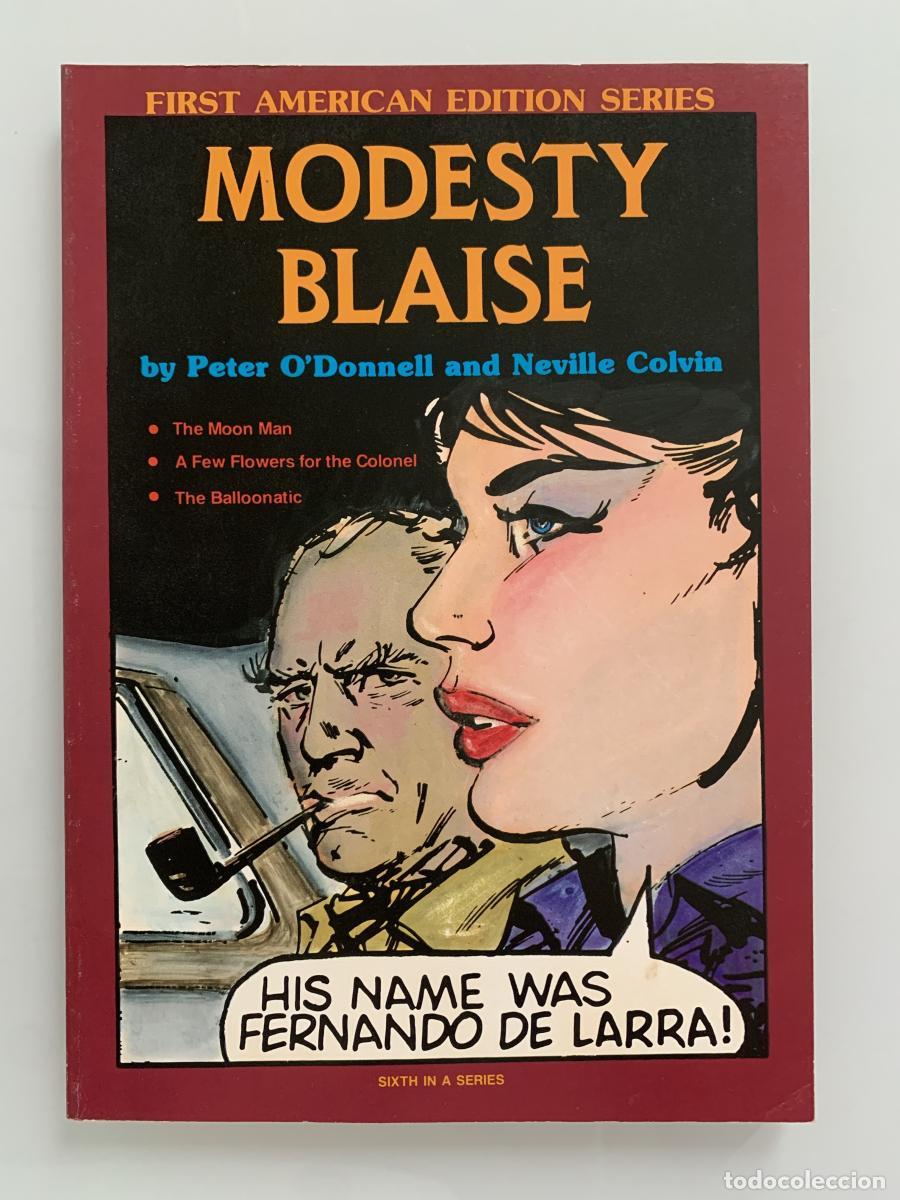 Libros: MODESTY BLAISE: The Moon Man, A Few Flowers for the Colonel y The Balloonatic - Peter O'Donnell and