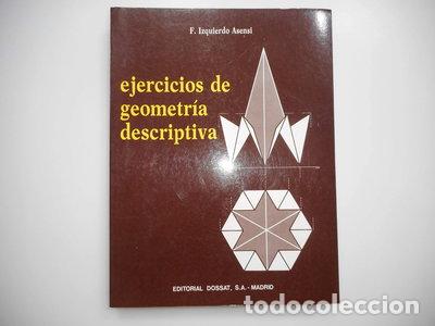 Libros: Ejercicios de geometr&iacute;a descriptiva- 9788423707249