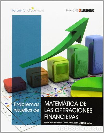 Libros: Problemas resueltos de matem&aacute;tica de las operaciones financieras- 9788472881945