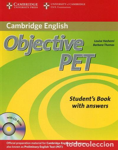 Libros: Objective PET Student's Book with answers- 9780521732666