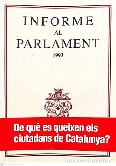 B&uuml;cher: Informe al Parlament de Catalunya- 9788439329541