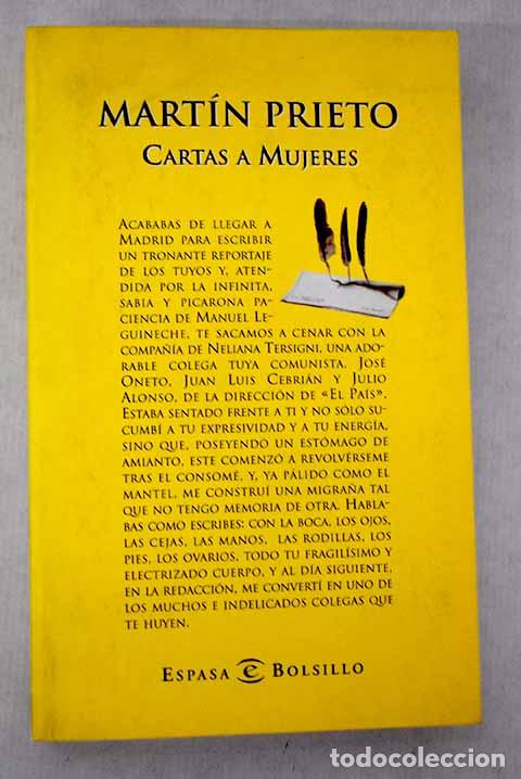 Libri di seconda mano: Cartas a mujeres: Mart&iacute;n Prieto.- Mart&iacute;n Prieto