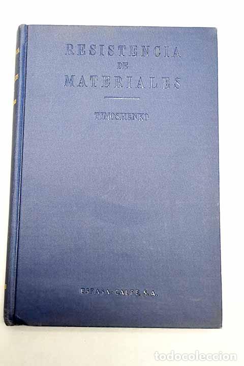 Livres: Resistencia de materiales, tomo I.- Timoshenko, Stephen