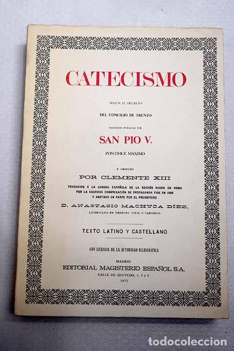 Livres: Catecismo para los p&aacute;rrocos, seg&uacute;n el decreto del Concilio de Trento
