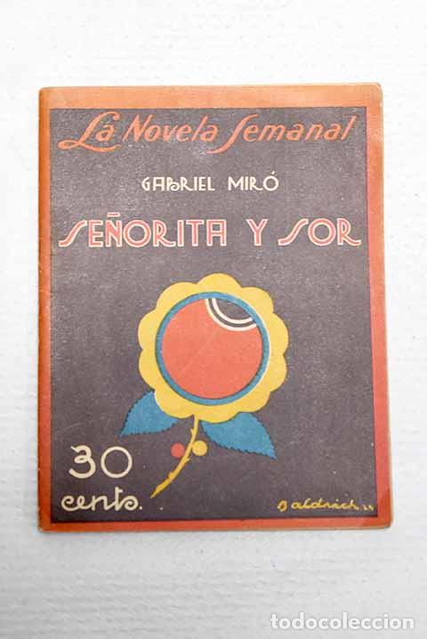 B&uuml;cher: Se&ntilde;orita y sor: Mir&oacute;, Gabriel.- Mir&oacute;, Gabriel