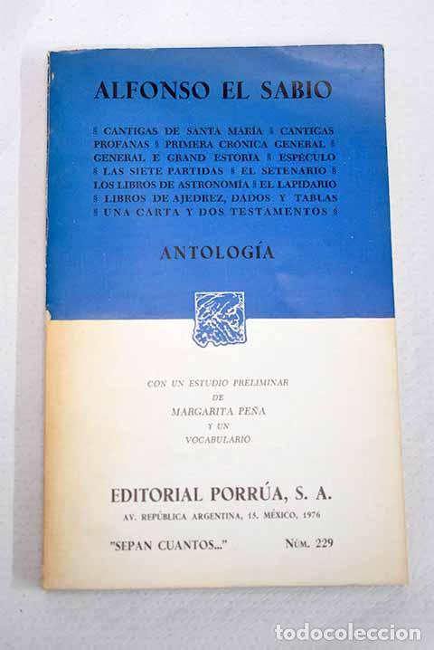 Libros: Alfonso el Sabio: antologia