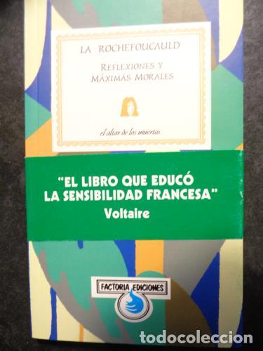 B&uuml;cher: LA ROCHEFOUCAULD - Reflexiones y m&aacute;ximas morales