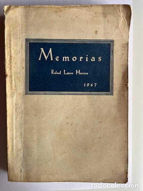 Libros: LARCO HERRERA, RAFAEL - Memorias - Foto 1