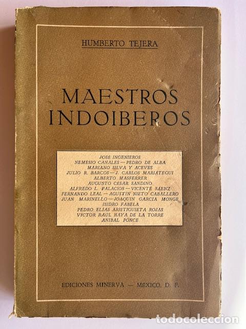 B&uuml;cher: TEJERA, HUMBERTO - Maestros Indoiberos