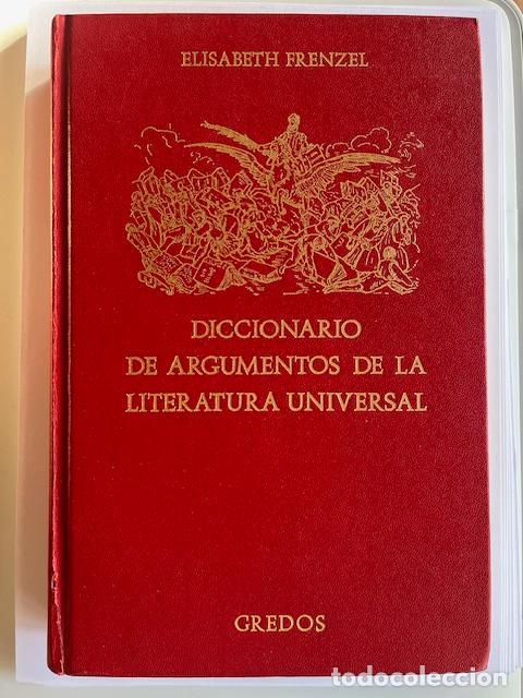 books: FRENZEL, ELISAGETH - Diccionario de argumentos de la literatura universal