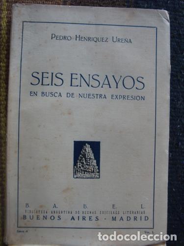 Livros em segunda m&atilde;o: HENR&Iacute;QUEZ URE&Ntilde;A, PEDRO - Seis Ensayos en busca de nuestra expresi&oacute;n