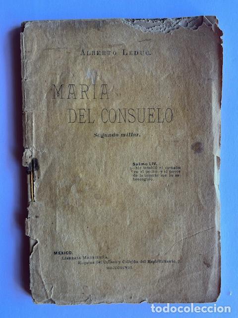 Livres: LEDUC, ALBERTO - Maria del Consuelo. Segundo millar