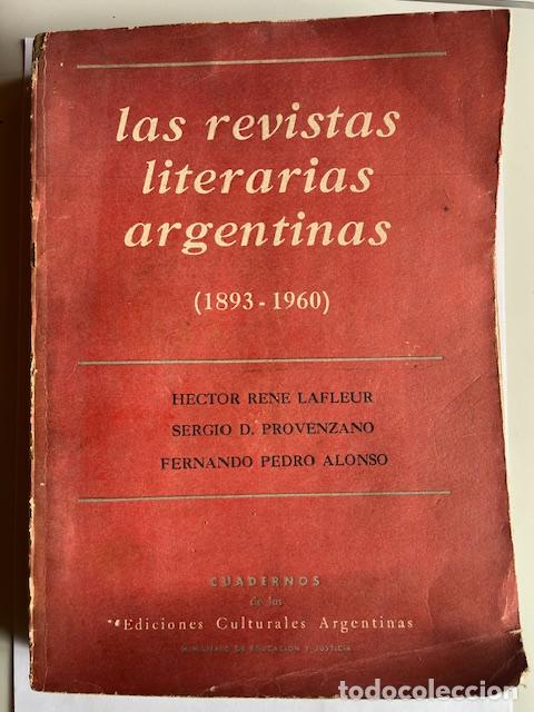 B&uuml;cher: LAFLEUR, H&Eacute;CTOR REN&Eacute;, PROVENZANO, SERGIO D. , ALONSO, FERNANDO PEDRO - Las revistas literarias argen