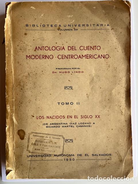 B&uuml;cher: LINDO, HUGO - Antolog&iacute;a del cuento moderno centroamericano, v.II