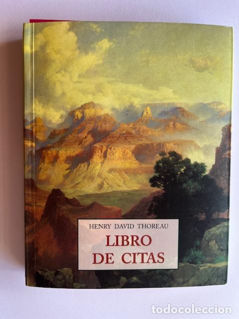 Livros em segunda m&atilde;o: THOREAU, HENRY DAVID - Libro de citas