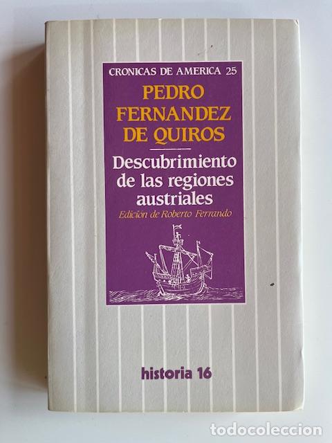 books: FERN&Aacute;NDEZ DE QUIROS, PEDRO - Descubrimiento de las Indias Austriales