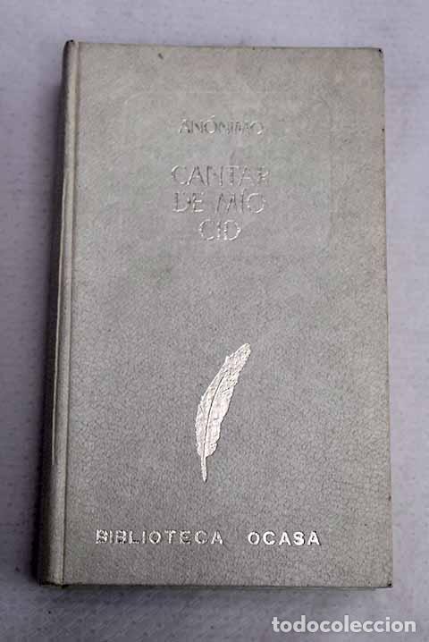 books: Cantar de Mio Cid: transcripci&oacute;n moderna versificada, seguida del texto medieval
