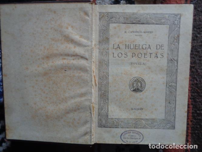 B&uuml;cher: CANSINOS-ASSENS, RAFAEL - La huelga de los poetas (Novela)