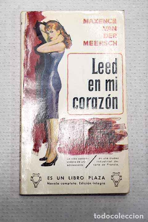 Libros: Leed en mi coraz&oacute;n: Van der Meersch, Maxence.- Van der Meersch, Maxence