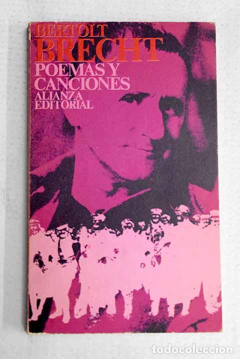 Libros: Poemas y canciones: Brecht, Bertolt.- Brecht, Bertolt