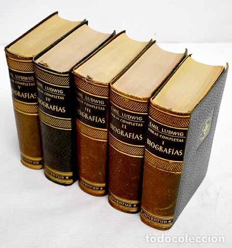 Libros: Obras completas: biograf&iacute;as.- Ludwig, Emil