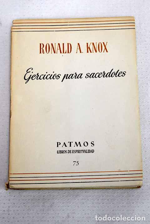Libros: Ejercicios para sacerdotes.- Knox, Ronald Arbuthnott