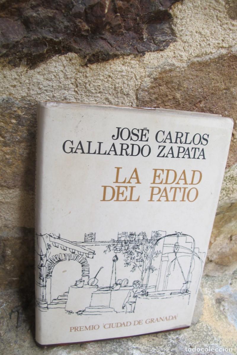 Libros: LA EDAD DEL PATIO. JOSE GALLARDO, CARLOS ZAPATA. PREMIO CIUDAD DE GRANADA