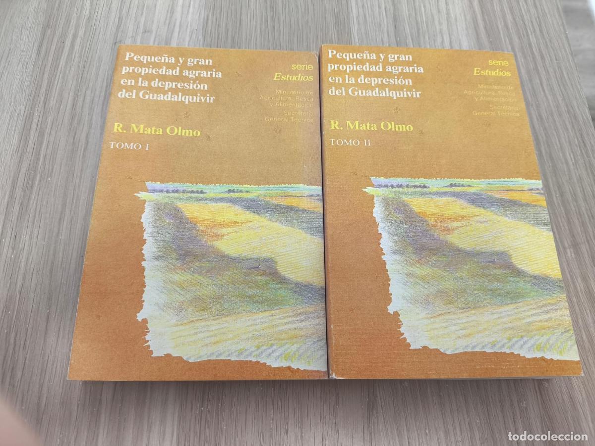 Libros: PEQUE&Ntilde;A Y GRAN PROPIEDAD AGRARIA EN LA DEPRESION DEL GUADALQUIVIR. TOMOS I Y II - MATA OLMO, RAFAEL