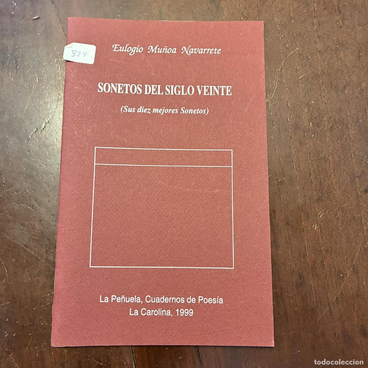 books: Sonetos del siglo veinte - Eulogio Mu&ntilde;oa Navarrete