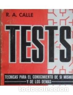 Livros em segunda m&atilde;o: TESTS I T&eacute;cnicas para el conocimiento de s&iacute; mismo y de los dem&aacute;s - Calle,R.A.