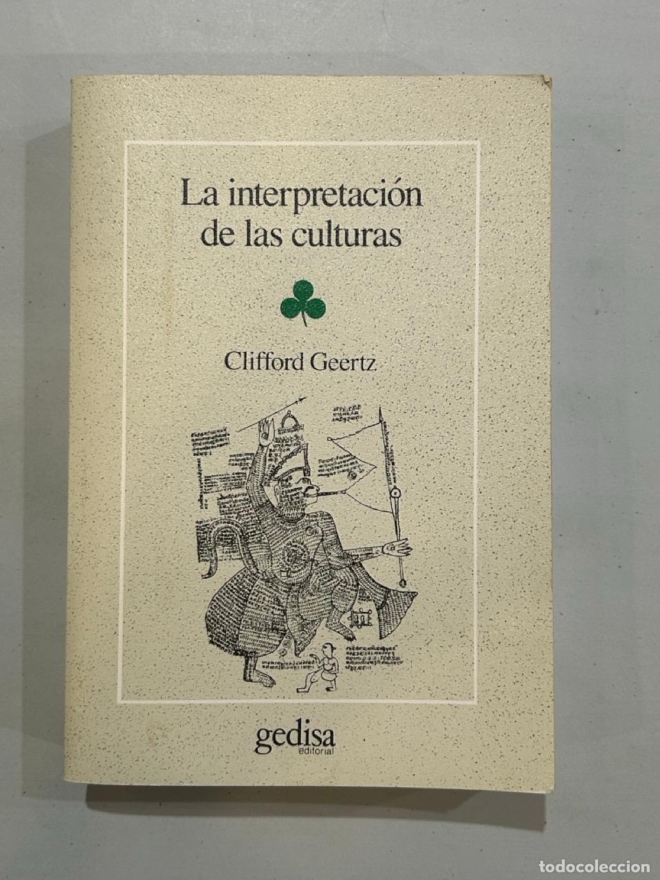 books: Clifford Geertz - La interpretaci&oacute;n de las culturas