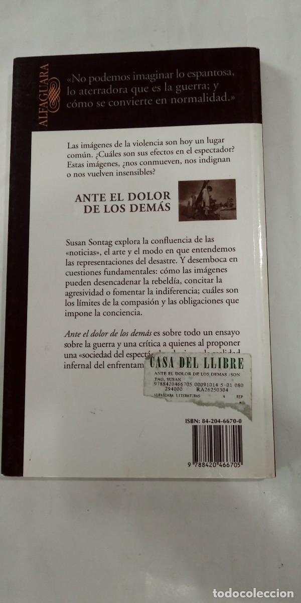 Libros: Ante el dolor de los dem&aacute;s Susan Sontag - Foto 2
