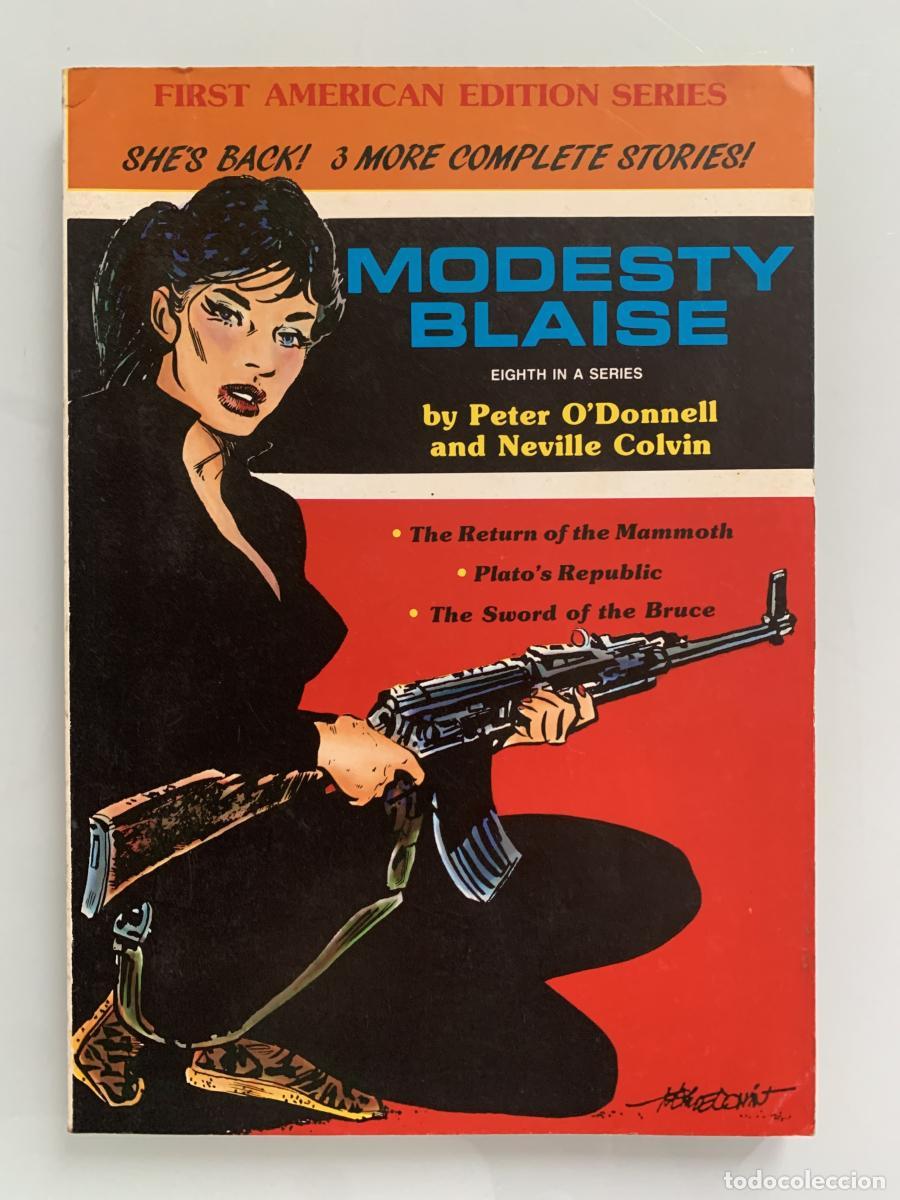B&uuml;cher: MODESTY BLAISE: The Return of the Mammoth, Plato's Republic y The Sword of the Bruce - Peter O'Don