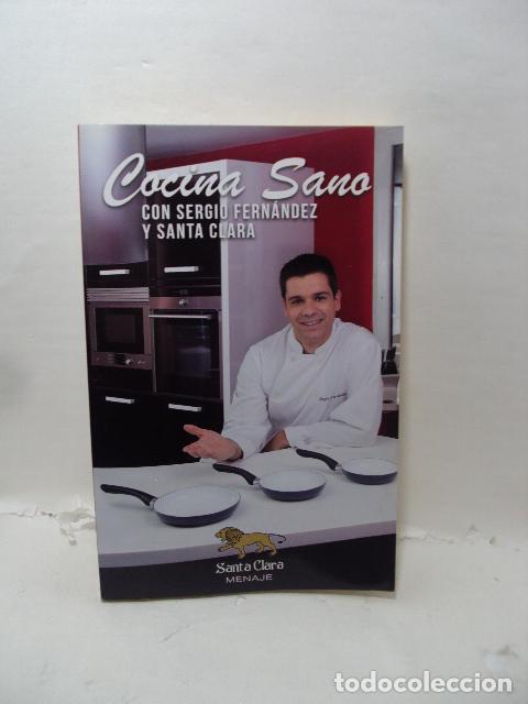 books: COCINA SANO CON SERGIO FERN&Aacute;NDEZ Y SANTA CLARA - Sergio Fern&aacute;ndez