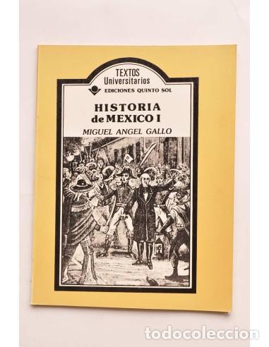 books: Historia de M&eacute;xico I. De los Aztecas al triunfo de la Rep&uacute;blica (1325-1876) - L&Oacute;PEZ REYES, Amalia y