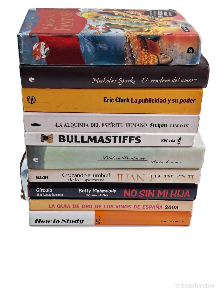 Libros: LOTE DE 10 LIBROS DIFERENTES